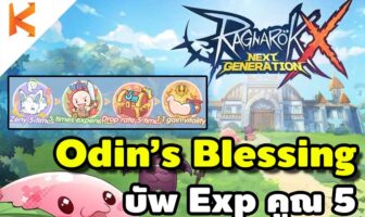 Odin’s Blessing บัพเทพ Exp Zeny Drop คูณ 5 ใช้ยังไง หาได้ที่ไหน | Ragnarok X : Next Generation